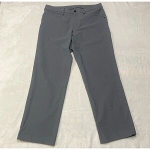 Lululemon ABC Classic Fit Pants Obsidian Gray Men's 32x28 Warpstreme‎ Tech